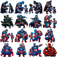 Load image into Gallery viewer, 70 Super Hero Dad Father&#39;s Day Designs Bundle PNG
