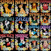 Load image into Gallery viewer, 39 Epcot Flower Festival Disney Cartoons Designs Bundle PNG
