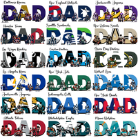 Load image into Gallery viewer, 28 Football Teams Dad Father&#39;s Day Sport Designs Bundle PNG
