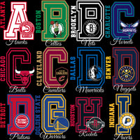 Load image into Gallery viewer, 30 Initial Basketball Teams Letter Logo Designs Bundle PNG
