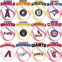 Load image into Gallery viewer, 28 Baseball Teams Ball Line Logo Designs Bundle PNG
