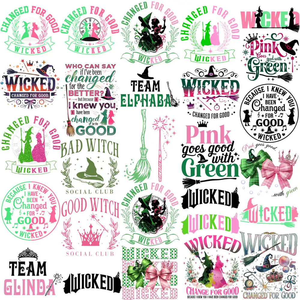 125 Movie Wicked Magic 2025 Designs Bundle PNG