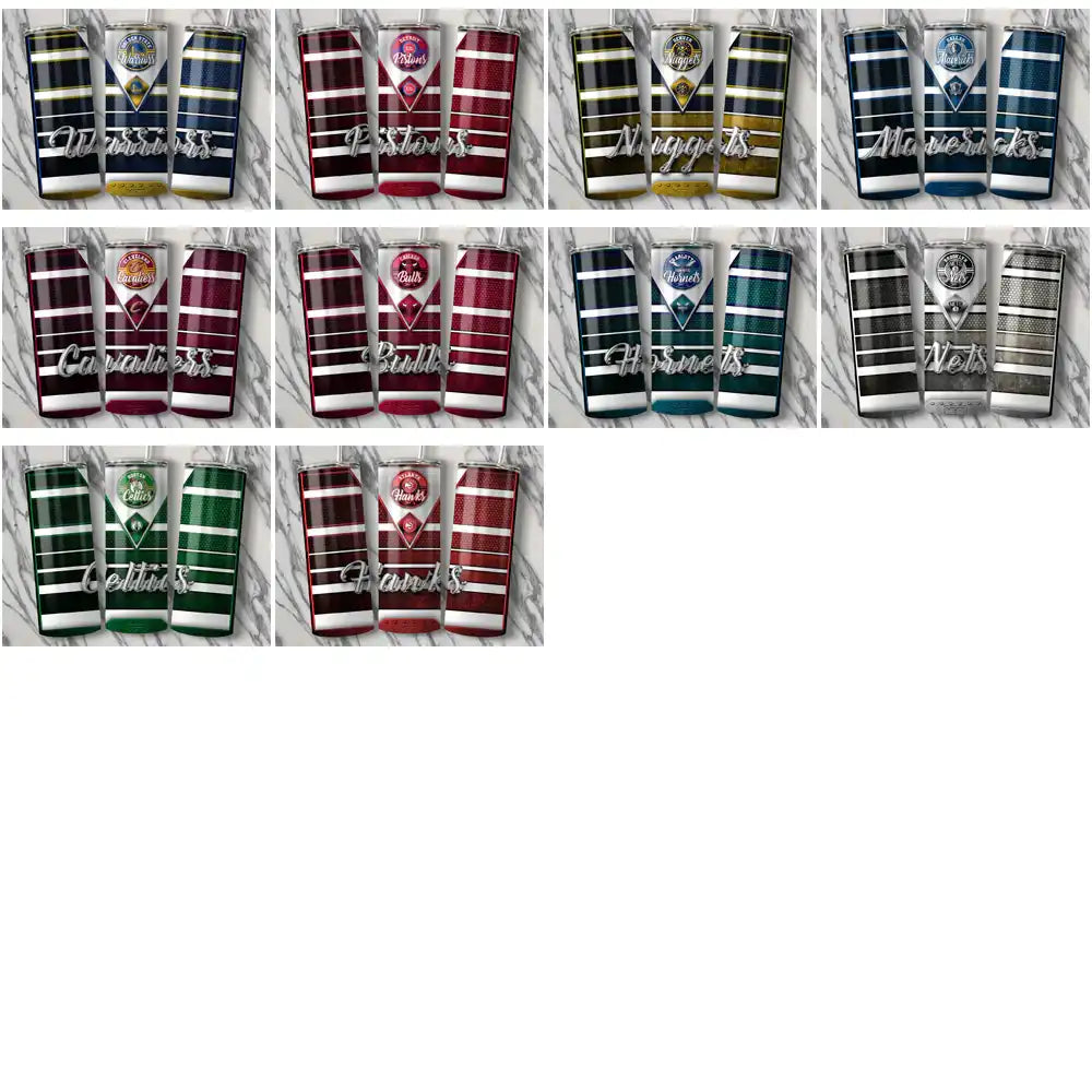 30 Basketball Teams YETI Tumbler Wrap Bundle JPG