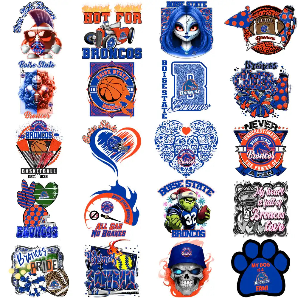 85 Boise State Broncos Designs Bundle PNG