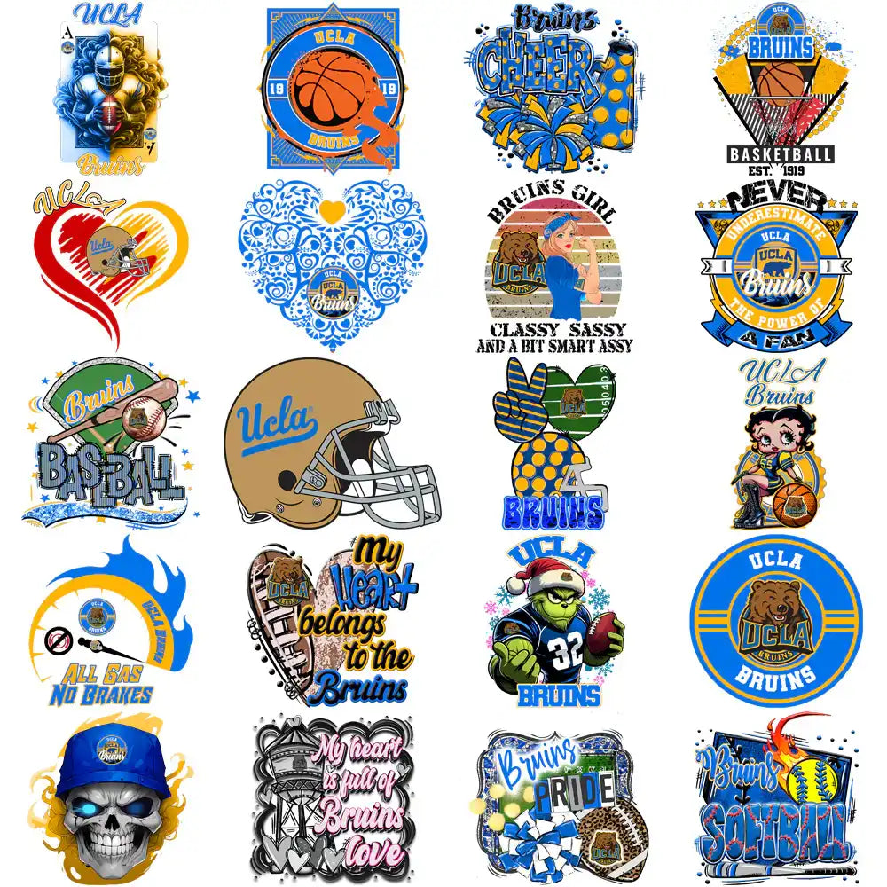 79 UCLA Bruins Designs Bundle PNG