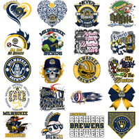 Load image into Gallery viewer, 67 Milwaukee Brewers Baseball Designs Bundle PNG

