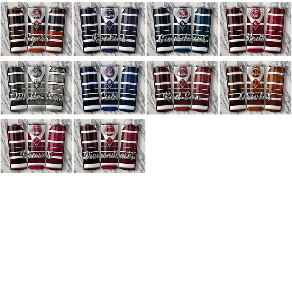 30 Baseball Teams YETI Tumbler Wrap Bundle JPG