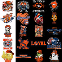 Load image into Gallery viewer, 48 Denver Broncos V1 Football Designs Bundle PNG
