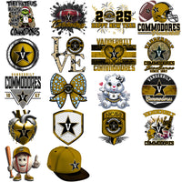 Load image into Gallery viewer, 36 Vanderbilt Commodores Designs Bundle PNG
