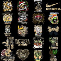 Load image into Gallery viewer, 50 New Orleans Saints V1 Football Designs Bundle PNG
