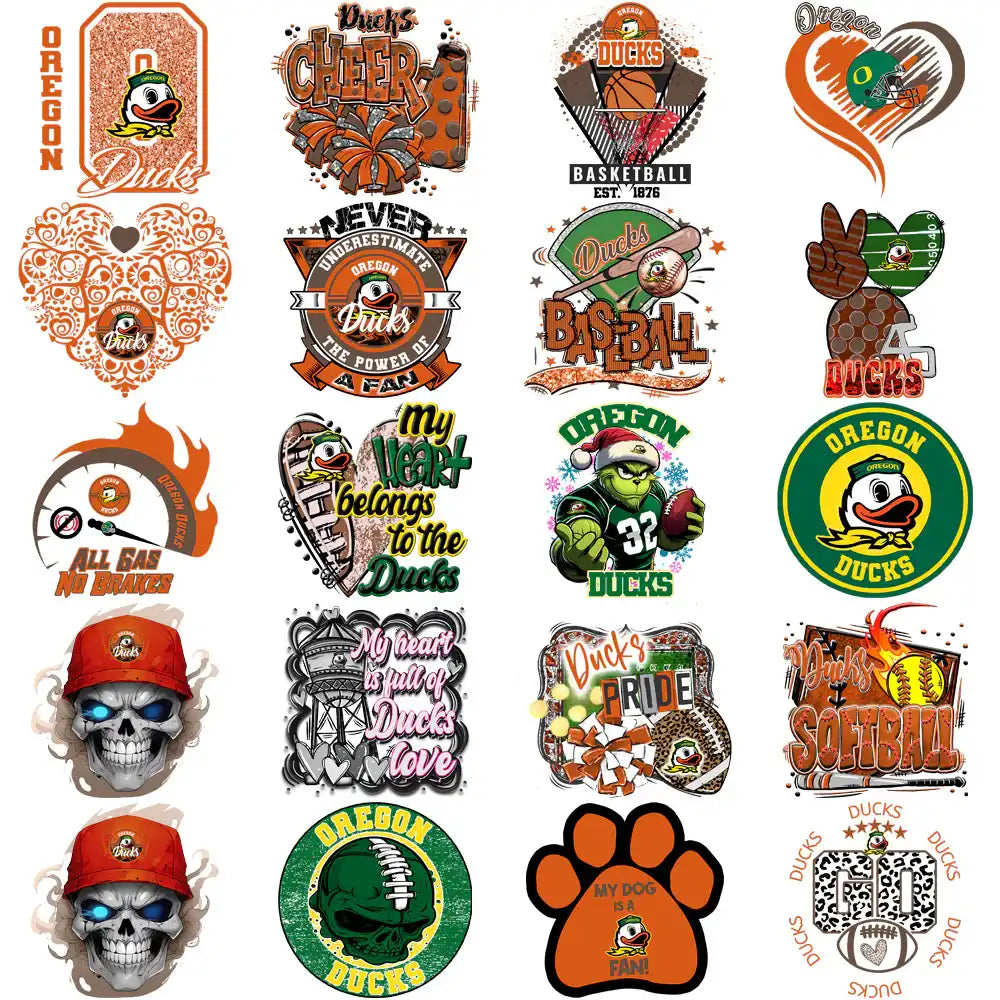 91 Oregon Ducks Designs Bundle PNG