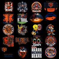 Load image into Gallery viewer, 49 Chicago Bears V1 Football Designs Bundle PNG
