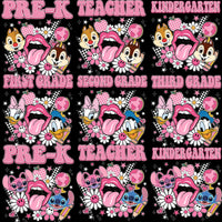 Load image into Gallery viewer, 18 Back to School Kids Cartoon Couples Designs Bundle PNG
