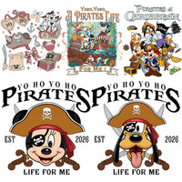 Load image into Gallery viewer, 18 Pirates Of Caribbean Disney Cartoons 2026 Designs Bundle PNG
