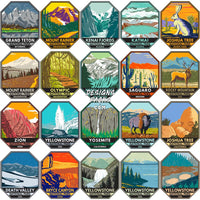 Load image into Gallery viewer, 120 USA National Parks Designs Bundle PNG
