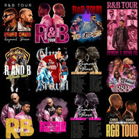 Load image into Gallery viewer, 35 Music Stars Tour 2026 R&amp;B Raymond &amp; Brown Designs Bundle PNG
