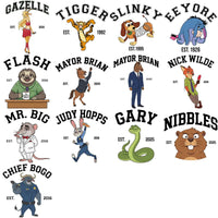 Load image into Gallery viewer, 40 Cartoons EST Mix Designs Bundle PNG
