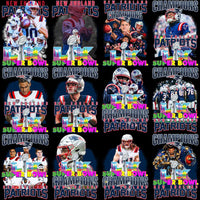 Load image into Gallery viewer, 30 Super Bowl LX Champion 2026 PNG Bundle |  New England Patriots Champions | Football Champions Designs
