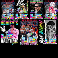 Load image into Gallery viewer, 20 Super Bowl LX 2026 PNG Bundle | Seahawks vs Patriots | Bad Bunny Football Champions Designs
