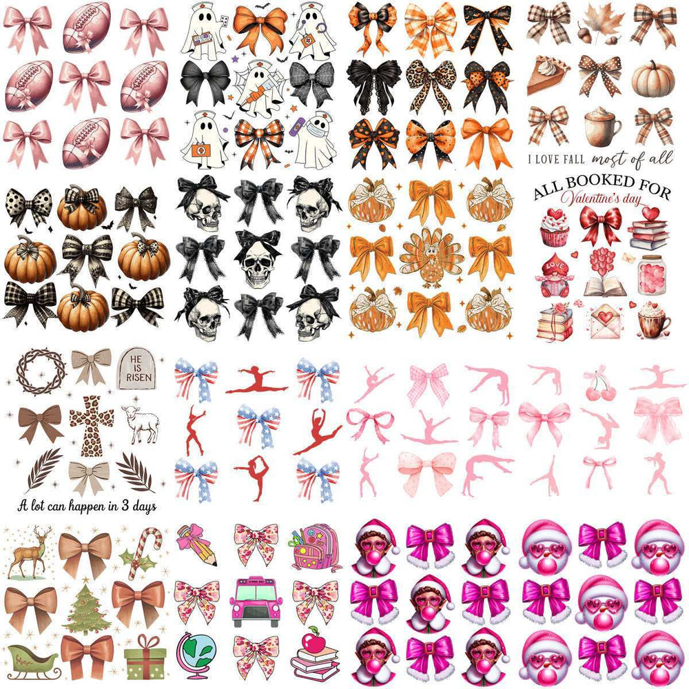 90 Events Mixed Bow Designs Bundle PNG