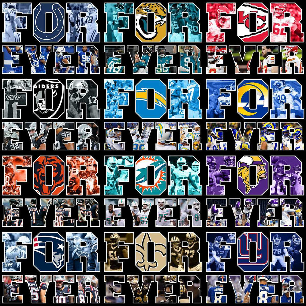 32 Football Teams Logo Forever Designs Bundle PNG