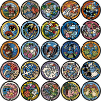 Lade Bild in die Galerieansicht, 153 Circle Pokefuta Japanese Manhole ball Poke V2 Designs Bundle PNG
