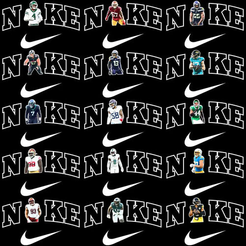 55 Swoosh Players Football Teams Designs Bundle PNG