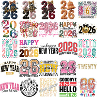 Load image into Gallery viewer, 60 Happy New Year 2026 Designs Bundle PNG
