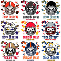 Load image into Gallery viewer, 30 Trick or Treat Halloween Helmet Football Designs Bundle PNG
