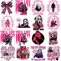 Load image into Gallery viewer, 55 Halloween Pink October Horror Designs Bundle PNG
