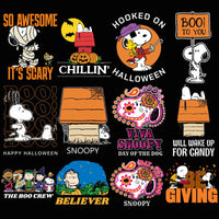 Load image into Gallery viewer, 70 Halloween Thanksgiving Cartoon Dog Designs Bundle PNG
