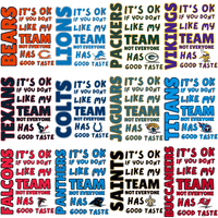 Load image into Gallery viewer, 32 Has Good Taste Football Teams Designs Bundle PNG
