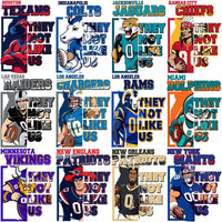 Load image into Gallery viewer, 32 THEY NOT LIKE US Teams Mascot Football Designs Bundle PNG + PSD
