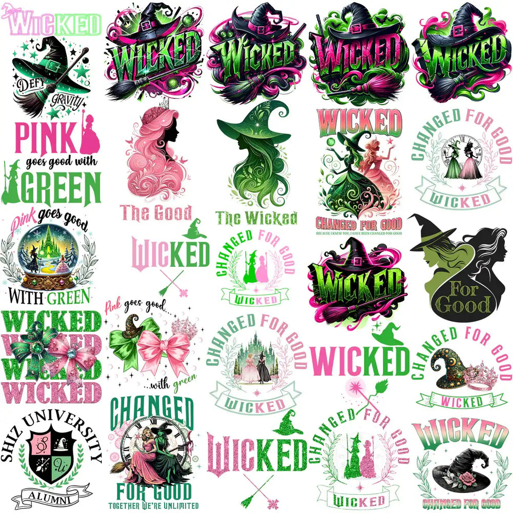 125 Movie Wicked Magic 2025 Designs Bundle PNG