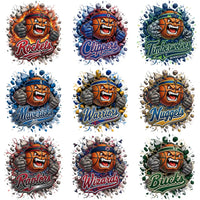 Load image into Gallery viewer, 30 Angry Basketball Mascot Teams Logo Designs Bundle PNG

