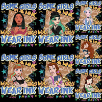 Load image into Gallery viewer, 14 Cartoon Princess Tattoo Wear Ink Designs Bundle PNG

