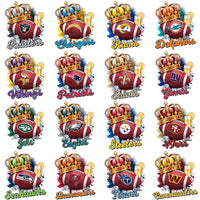Load image into Gallery viewer, 32 Football Luxury King Teams Designs Bundle PNG
