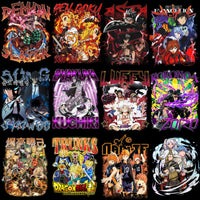 Load image into Gallery viewer, 24 Anime Bootleg Mix V14 Designs Bundle PNG
