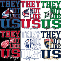 Load image into Gallery viewer, 32 Ice Hockey Teams Logos They Not Like Us Designs Bundle PNG SVG
