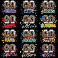 Load image into Gallery viewer, 32 Football Teams Go Team Ink Splash Designs Bundle PNG
