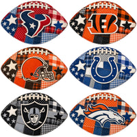 Load image into Gallery viewer, 32 Football Teams Logo Rustic Patchwork Pattern Designs Bundle PNG
