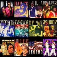 Load image into Gallery viewer, 36 Music Popular Stars Homage Designs Bundle PNG
