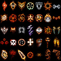 Load image into Gallery viewer, 115 Anime Logos Colorful Icons Halftone Designs Bundle PNG
