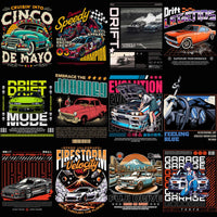 Load image into Gallery viewer, 48 Cars Streetwear Designs Bundle PNG
