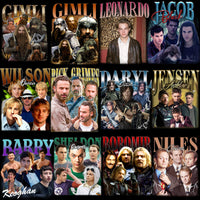 Load image into Gallery viewer, 51 Popular Movies Series Artists Bootleg Designs Bundle PNG
