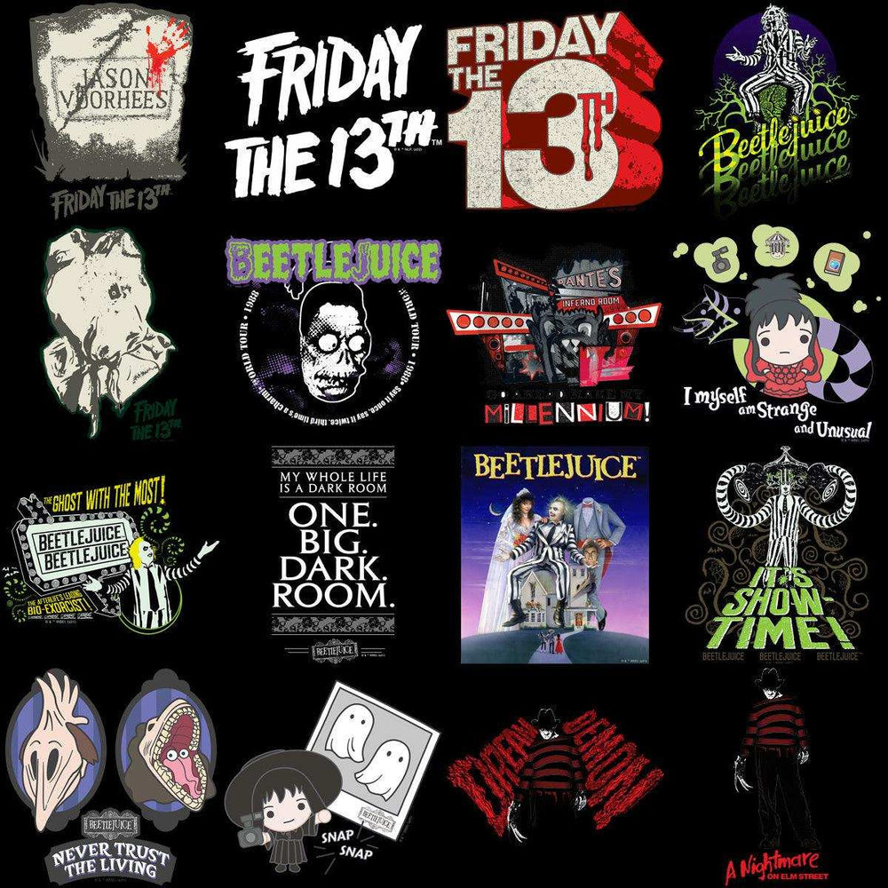 45 Horror Halloween Movies Designs Bundle PNG