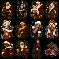 Lade Bild in die Galerieansicht, 54 Christmas Holiday Mega Halftone Designs Bundle PNG
