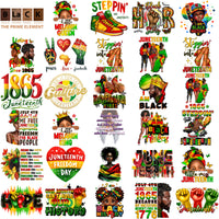 Load image into Gallery viewer, 140 Black History Month Black Juneteenth Designs Bundle PNG
