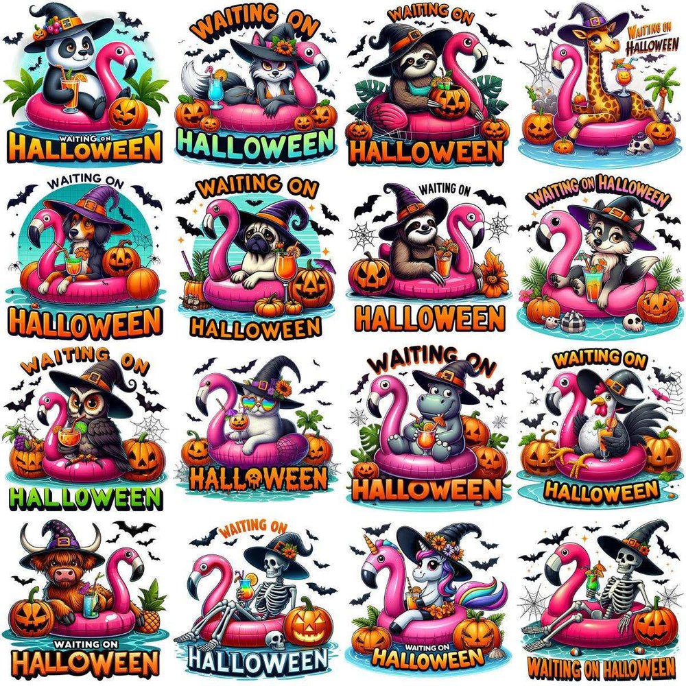 55 Summer Waiting On Halloween Designs Bundle PNG