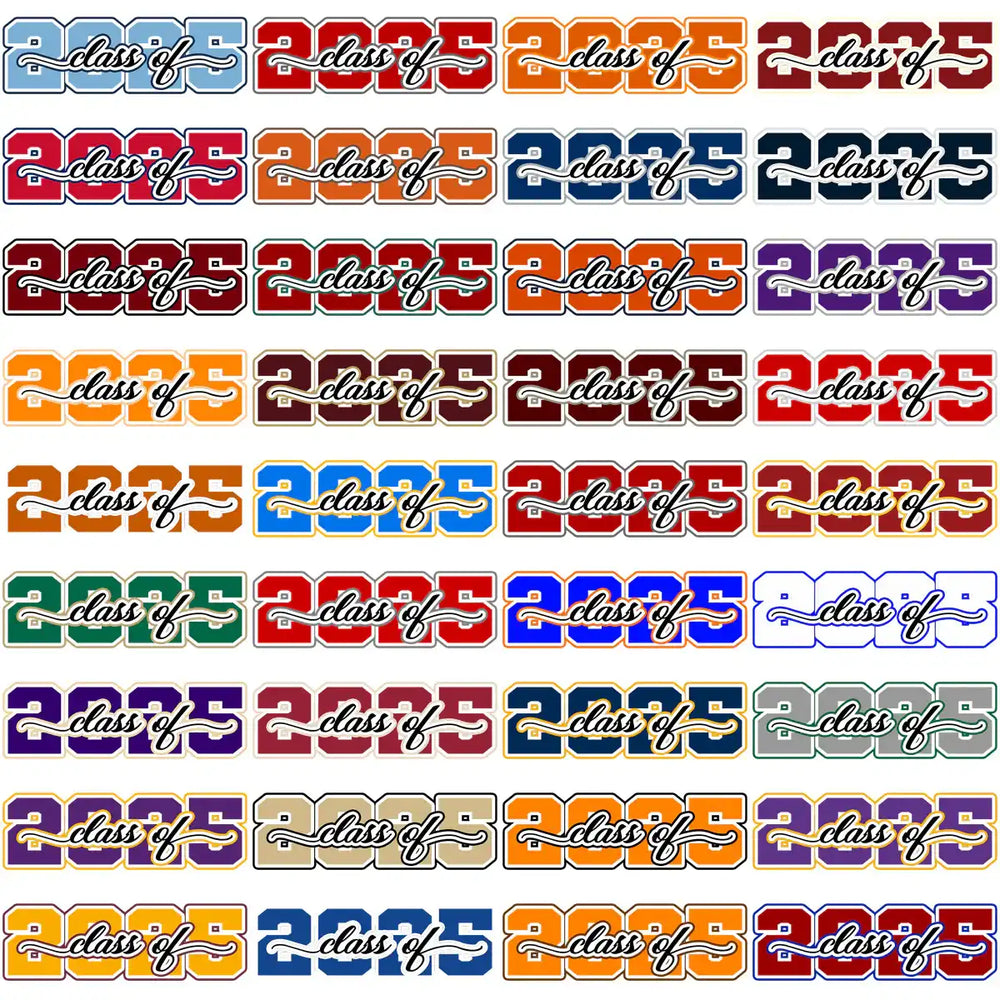 112 Class Of 2025 Senior Graduation Designs Bundle PNG